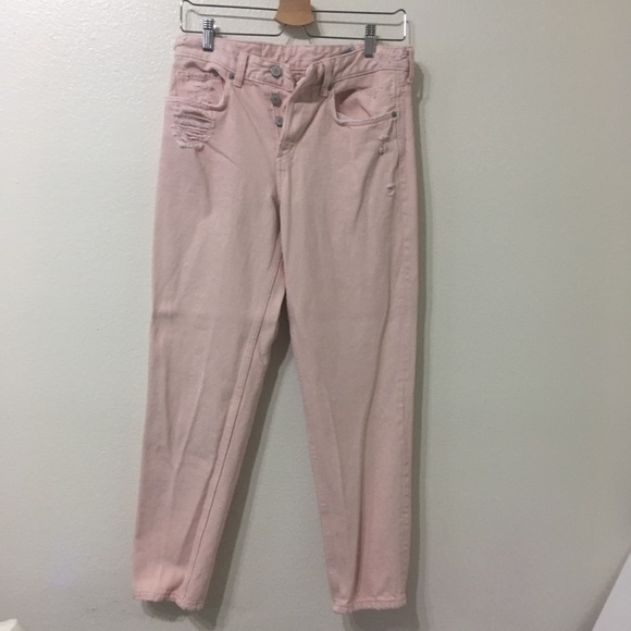 Pink Boyfriend Low Waisted 26 - New Worn - Picture 1 of 8
